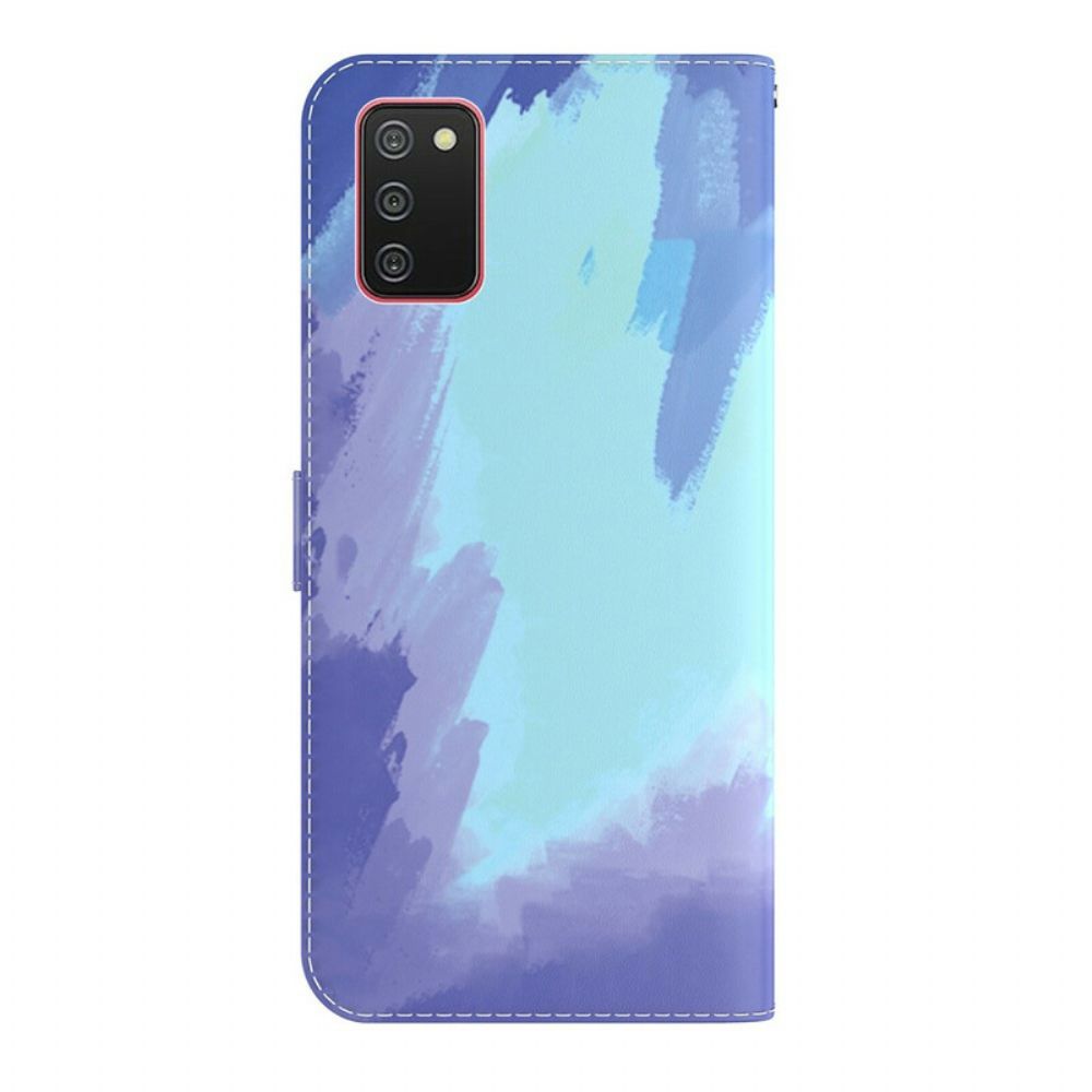Folio-hoesje voor Samsung Galaxy A02s Abstract Kleurrijk