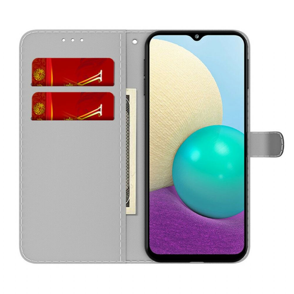 Folio-hoesje voor Samsung Galaxy A02s Abstract Patroon