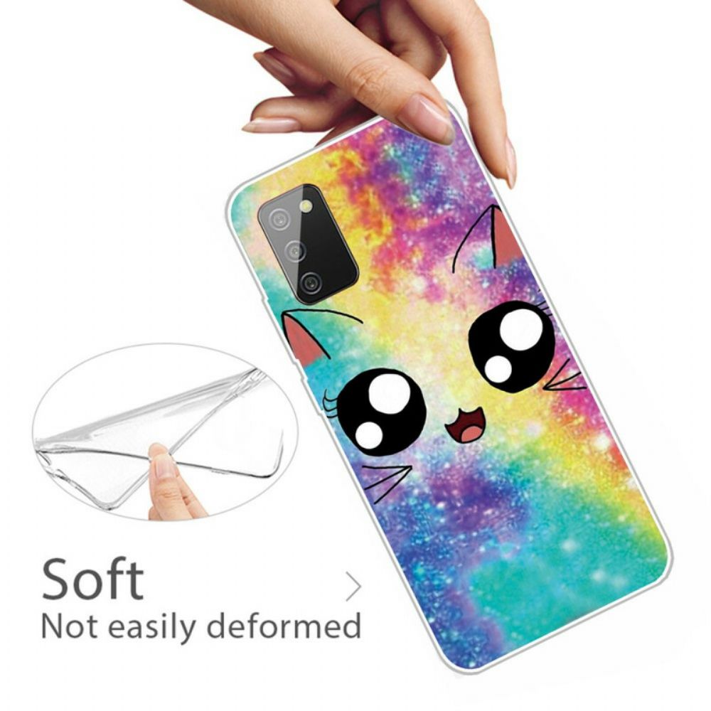 Hoesje voor Samsung Galaxy A02s Cartoon Kat