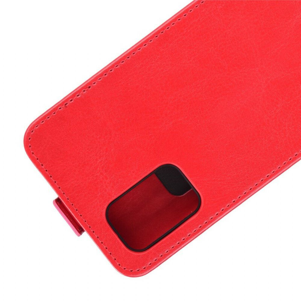 Leren Hoesje voor Samsung Galaxy A02s Folio-hoesje Leren Effect Verticale Klep