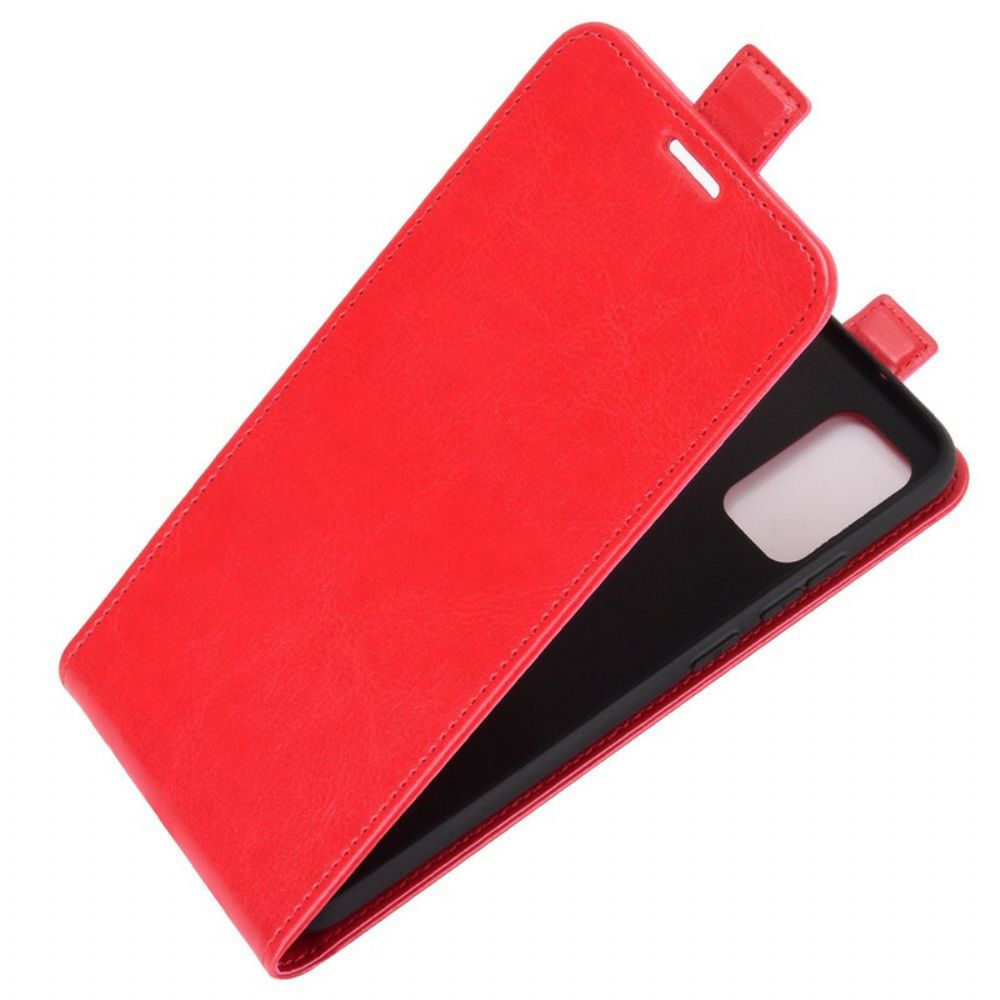 Leren Hoesje voor Samsung Galaxy A02s Folio-hoesje Leren Effect Verticale Klep