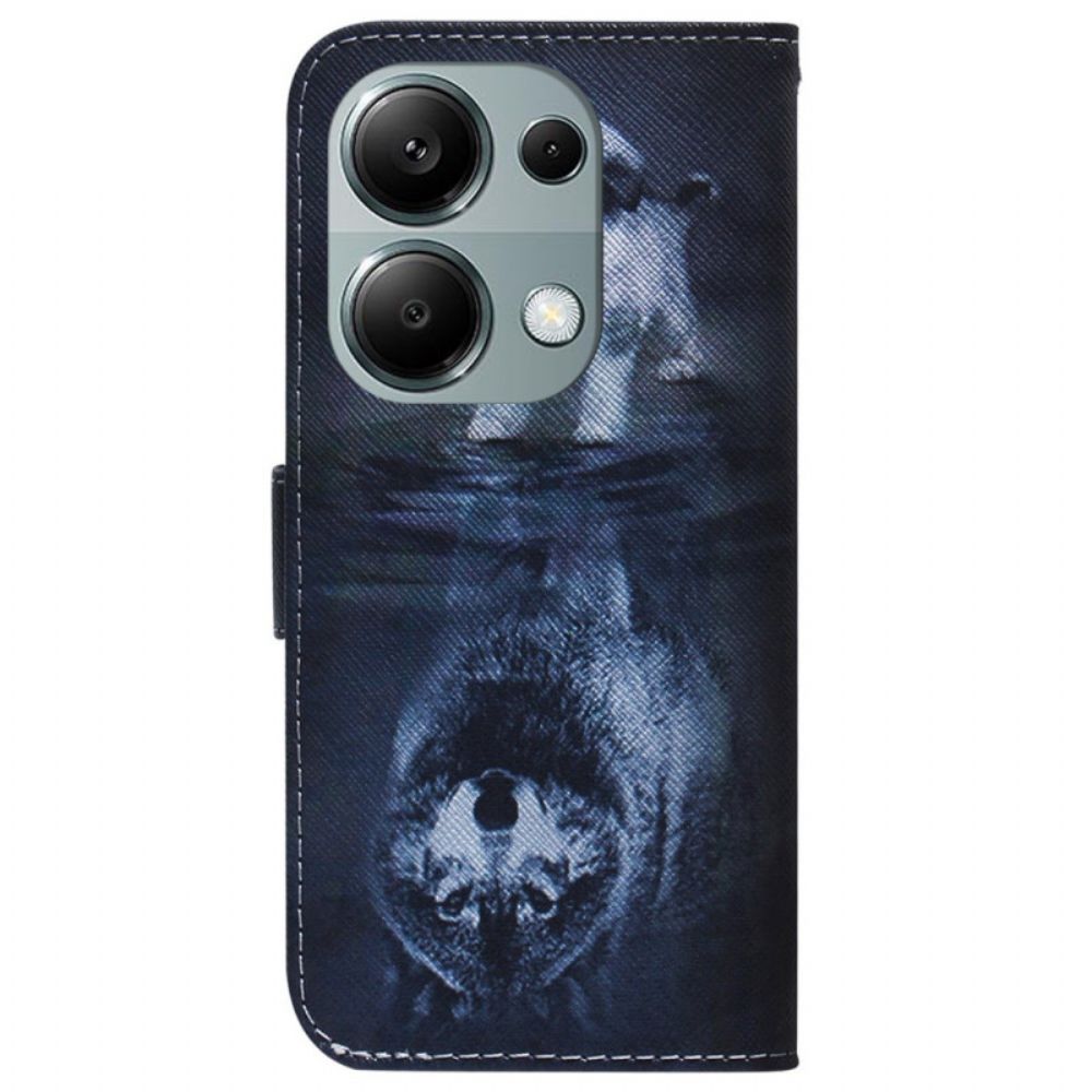 Leren Hoesje Xiaomi Redmi Note 13 Pro 4g Puppydroom Bescherming Hoesje