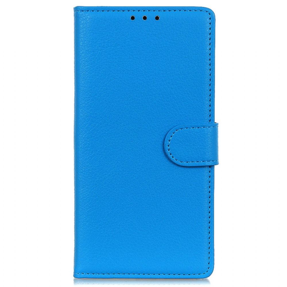 Leren Hoesje Xiaomi Redmi Note 13 Pro 4g Traditioneel Kunstleer Bescherming Hoesje