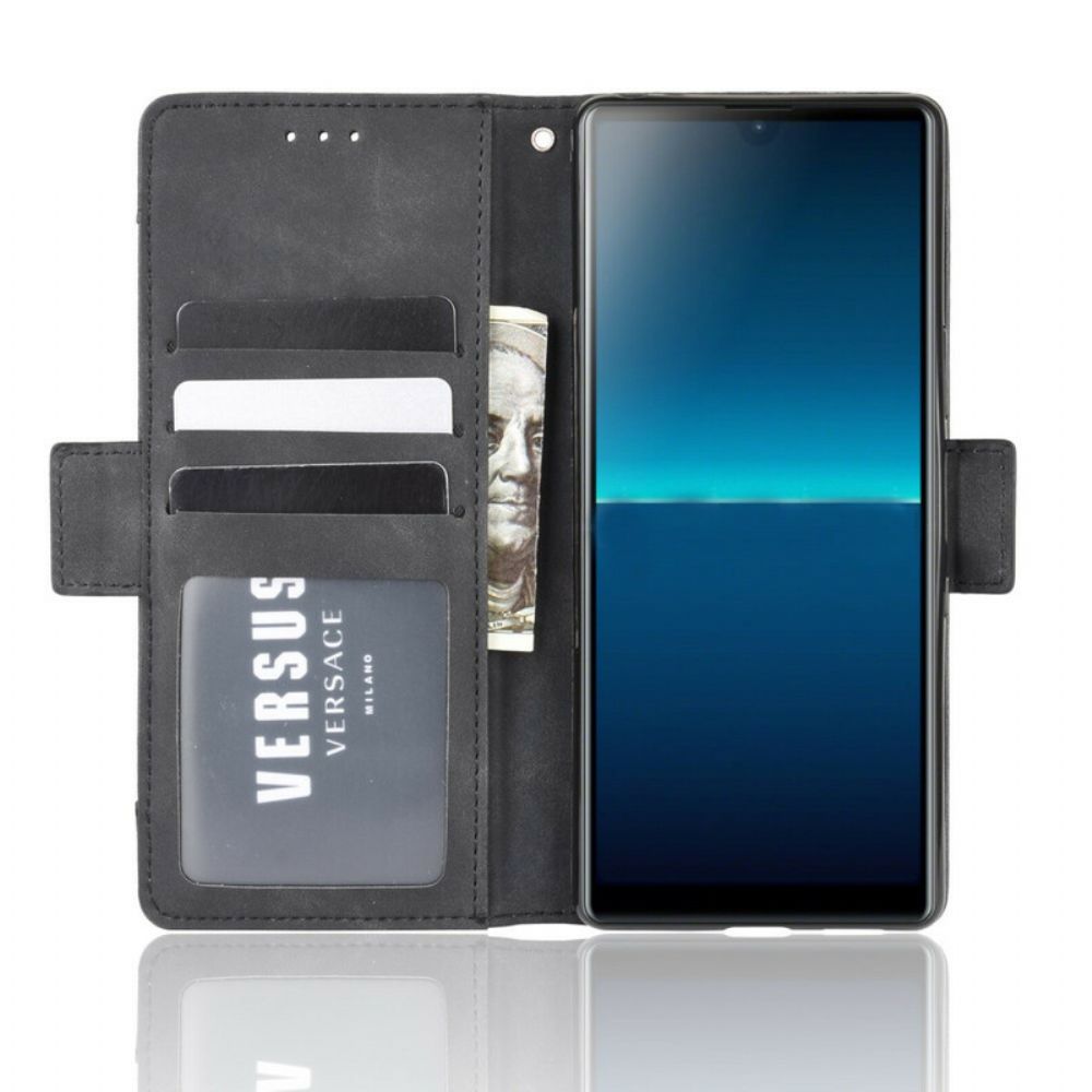 Leren Hoesje voor Sony Xperia L4 Eerste Klas Multi-kaart