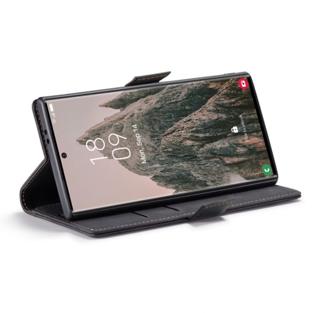 Bescherming Hoesje Samsung Galaxy S25 Ultra 5g Suède-effect Caseme