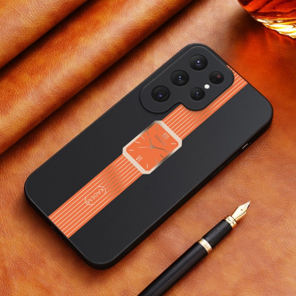 Case Hoesje Samsung Galaxy S25 Ultra 5g Telefoonhoesje Kadem Horloge