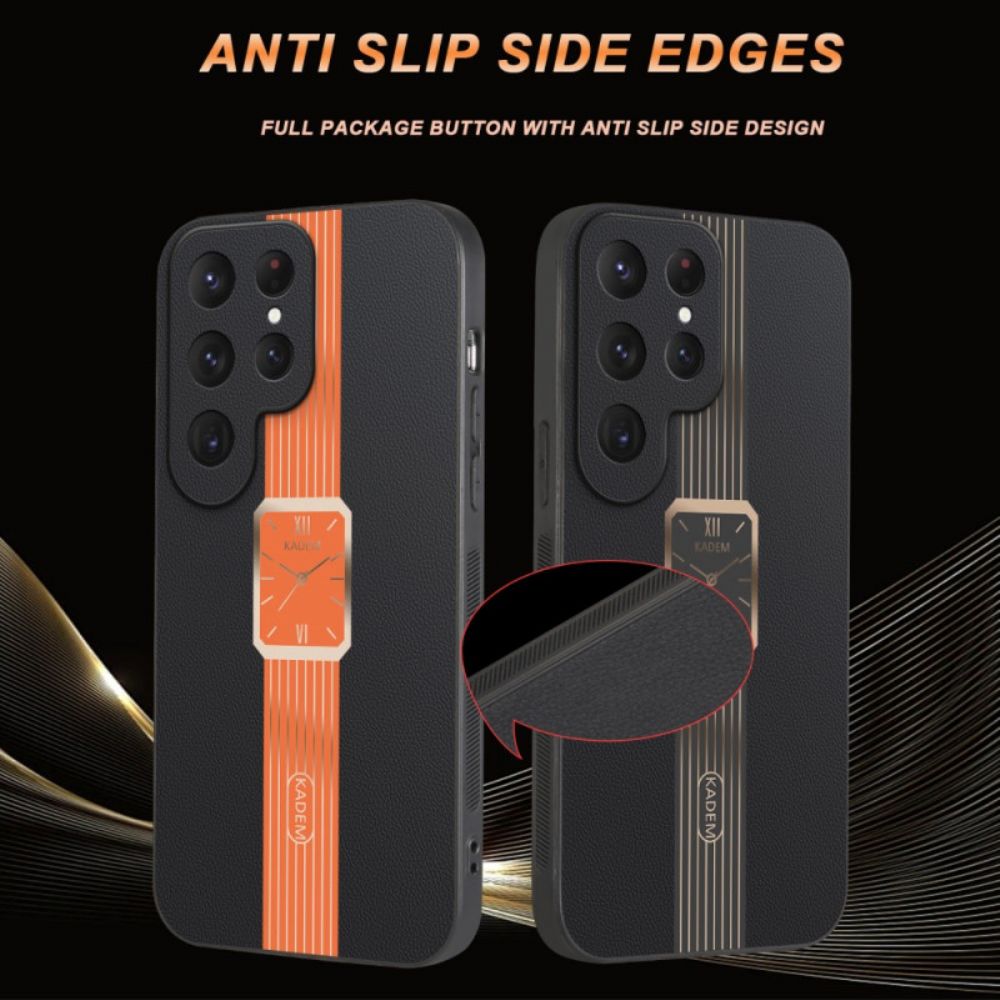 Case Hoesje Samsung Galaxy S25 Ultra 5g Telefoonhoesje Kadem Horloge