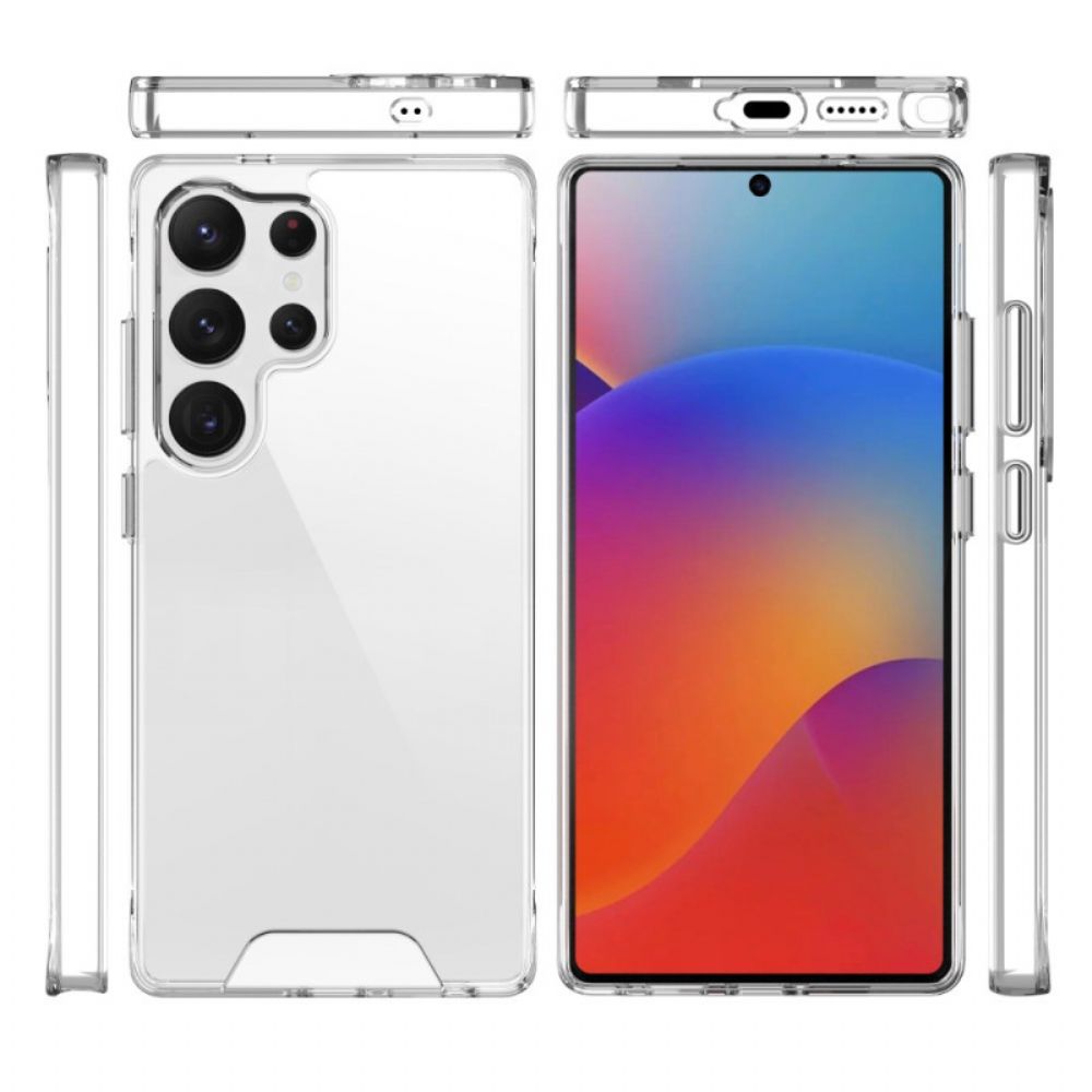 Case Hoesje Samsung Galaxy S25 Ultra 5g Telefoonhoesje Transparante Fusion