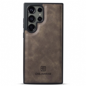 Cover Hoesje Samsung Galaxy S25 Ultra 5g Telefoonhoesje Dg.ming Leerstijl