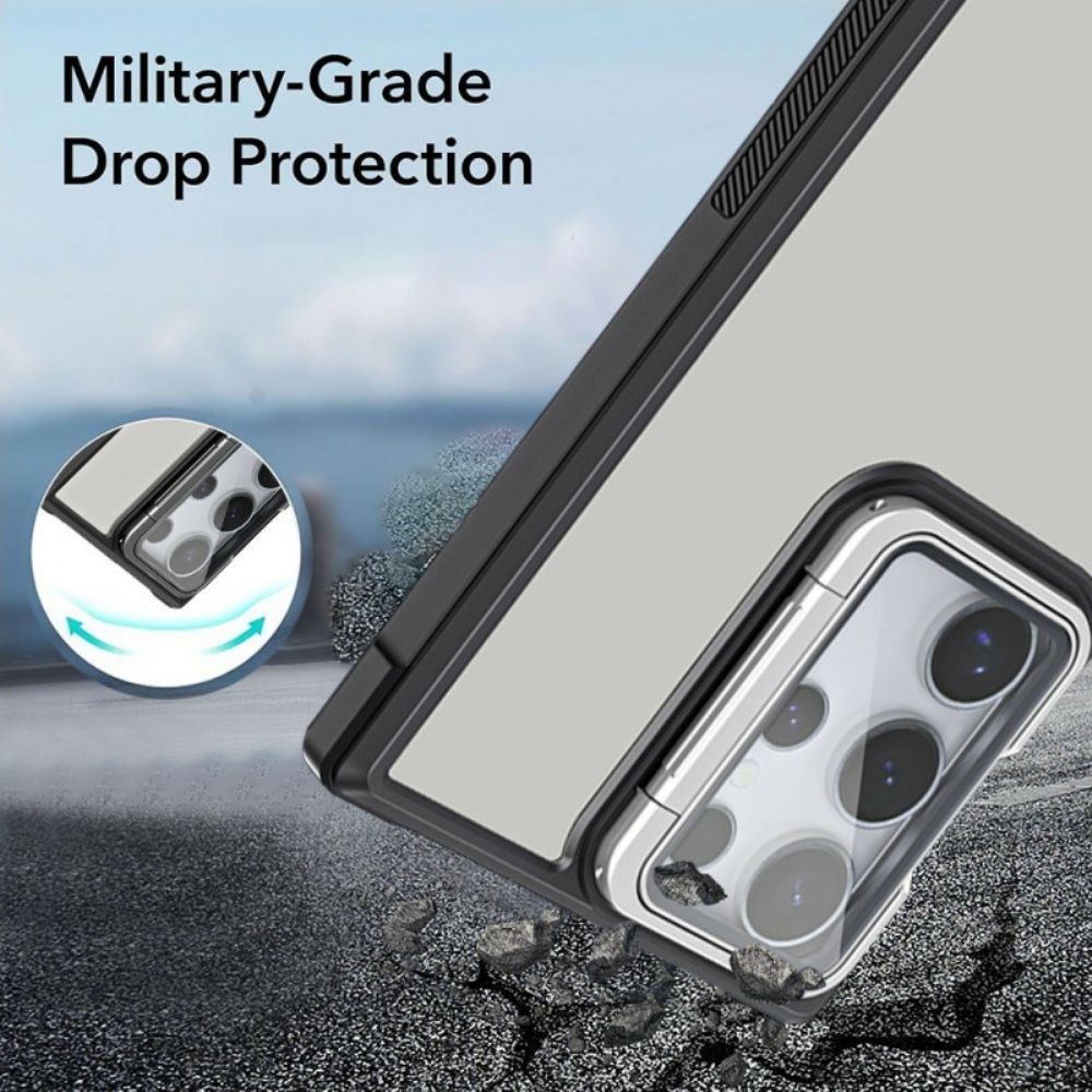 Cover Hoesje Samsung Galaxy S25 Ultra 5g Telefoonhoesje Lensbeschermer En Standaard