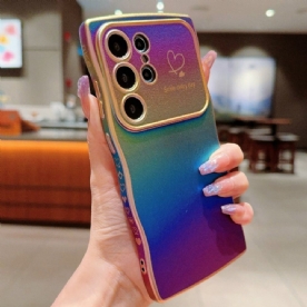 Cover Hoesje Samsung Galaxy S25 Ultra 5g Telefoonhoesje Zijdeachtig Verloop