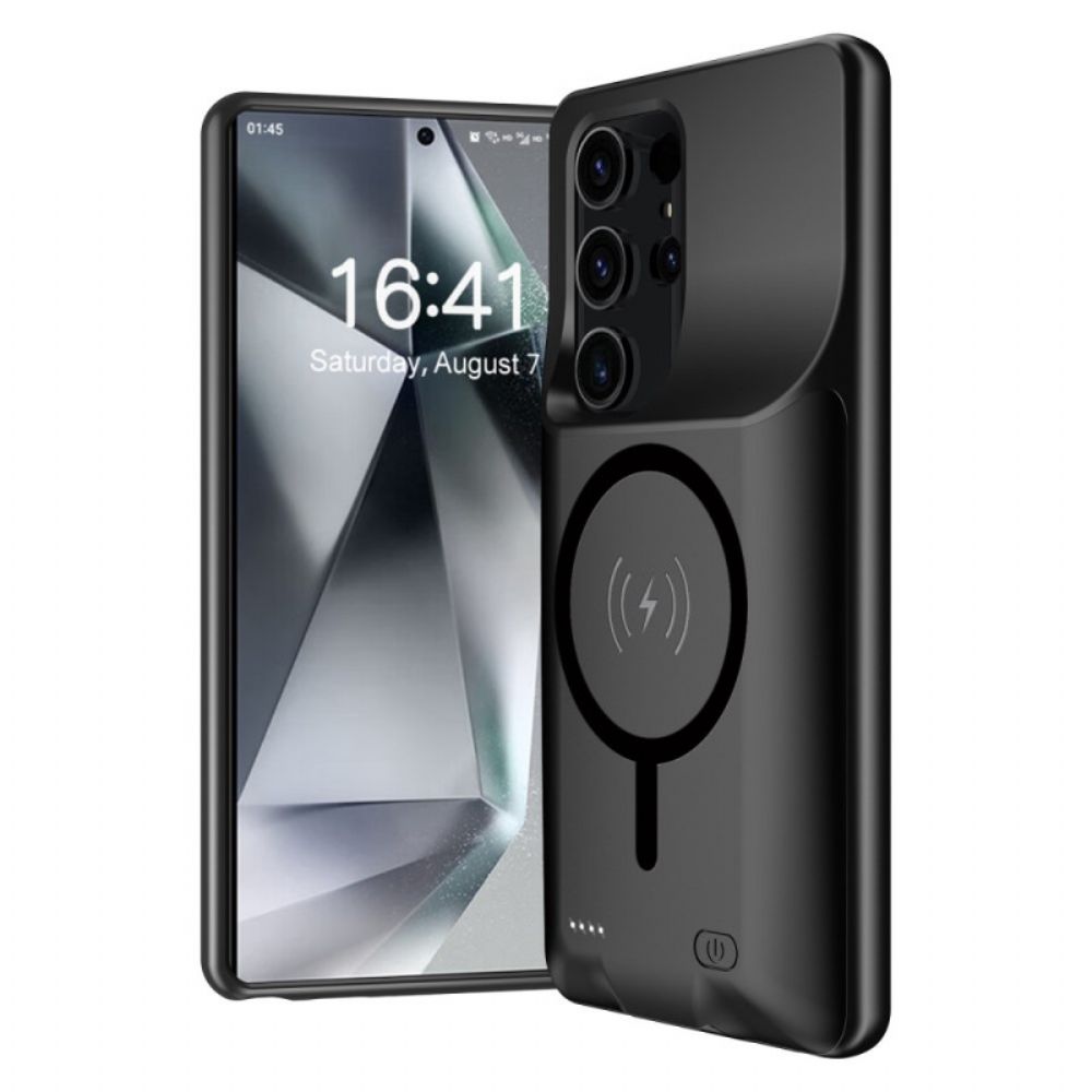 Externe Batterijhoes Van 10000 Mah Voor Samsung Galaxy S25 Ultra Met Magnetische Bevestiging