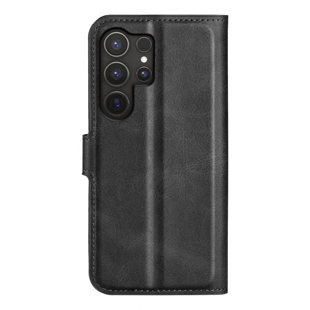 Folio-hoesje Samsung Galaxy S25 Ultra 5g Leerstijl