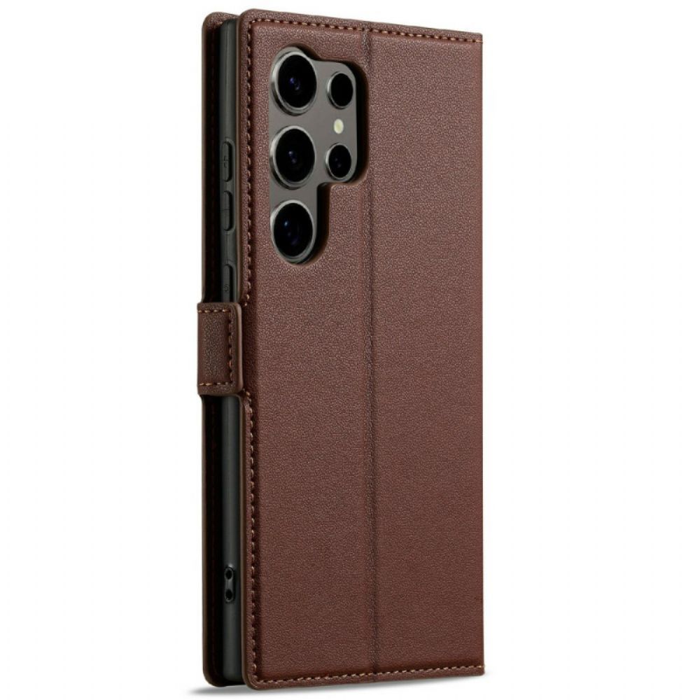 Folio-hoesje Samsung Galaxy S25 Ultra 5g Telefoonhoesje Klassieke Lc.imeeke