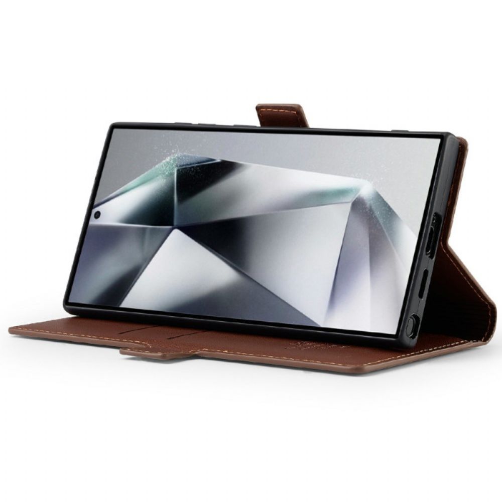 Folio-hoesje Samsung Galaxy S25 Ultra 5g Telefoonhoesje Klassieke Lc.imeeke