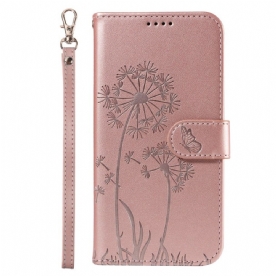 Folio-hoesje Samsung Galaxy S25 Ultra 5g Telefoonhoesje Paardenbloembandje