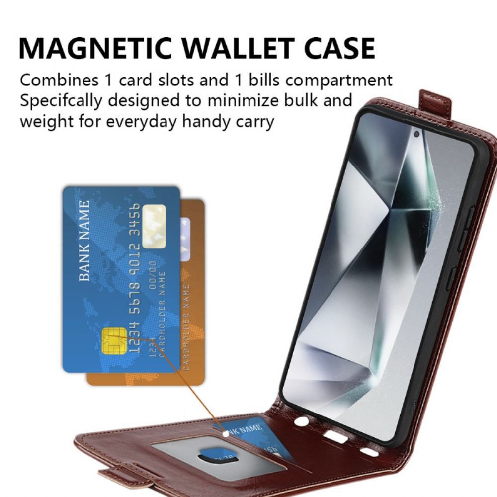 Folio-hoesje Samsung Galaxy S25 Ultra 5g Verticale Klep