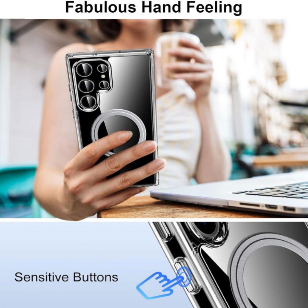 Hoesje Samsung Galaxy S25 Ultra 5g Beschermhoes Compatibel Met Magsafe