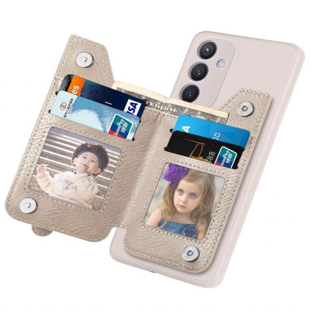 Hoesje Samsung Galaxy S25 Ultra 5g Functionele Kaarthouder En -standaard Bescherming Hoesje