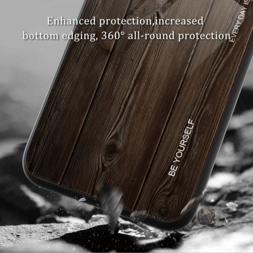 Hoesje Samsung Galaxy S25 Ultra 5g Gehard Glas En Hout