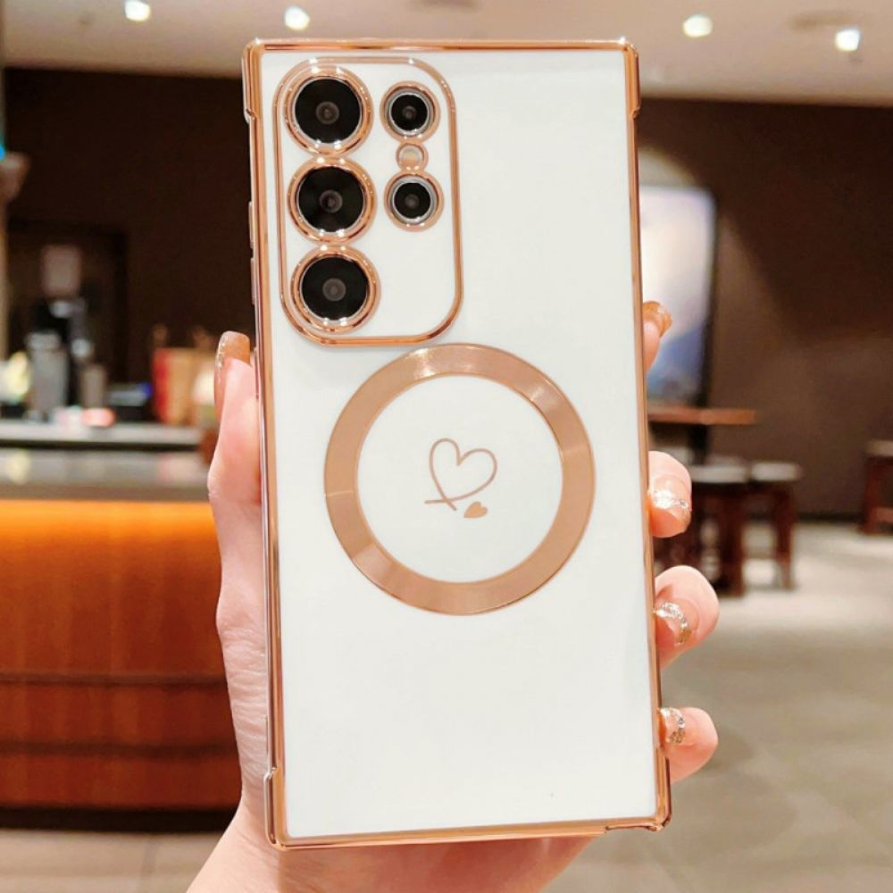 Hoesje Samsung Galaxy S25 Ultra 5g Getint Magsafe-compatibel Bescherming Hoesje