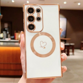 Hoesje Samsung Galaxy S25 Ultra 5g Getint Magsafe-compatibel Bescherming Hoesje