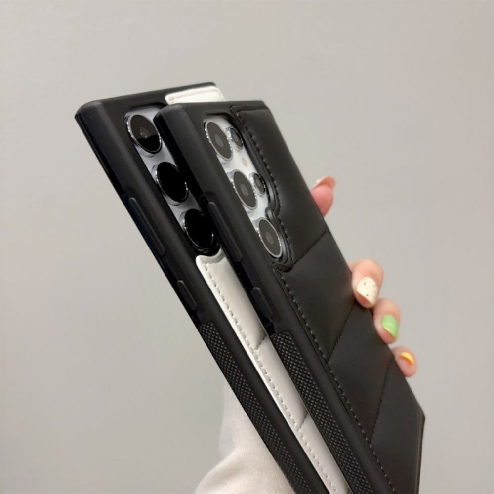 Hoesje Samsung Galaxy S25 Ultra 5g Gewatteerde Jasstijl