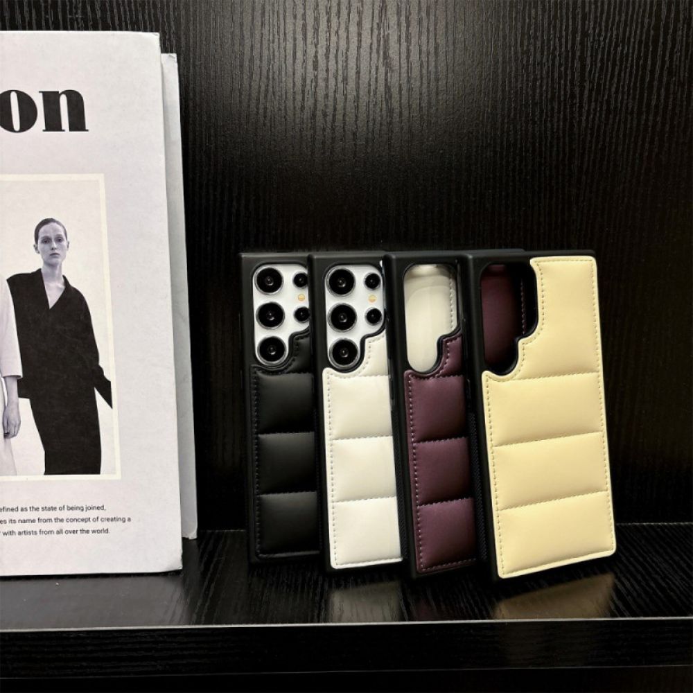 Hoesje Samsung Galaxy S25 Ultra 5g Gewatteerde Jasstijl