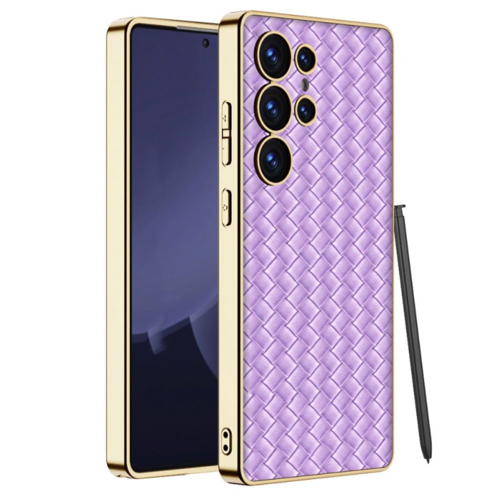 Hoesje Samsung Galaxy S25 Ultra 5g Geweven Textuur