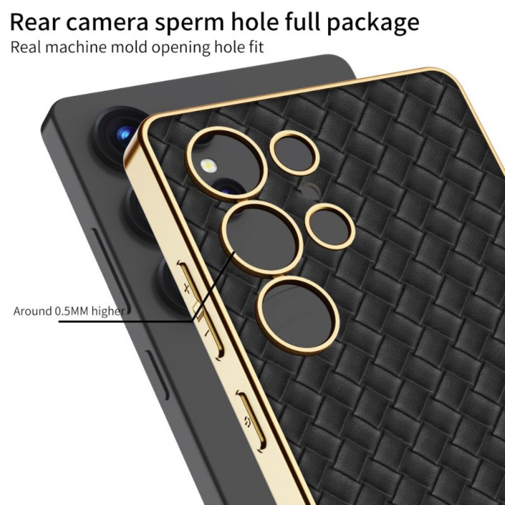 Hoesje Samsung Galaxy S25 Ultra 5g Geweven Textuur