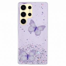Hoesje Samsung Galaxy S25 Ultra 5g Glittervlinders