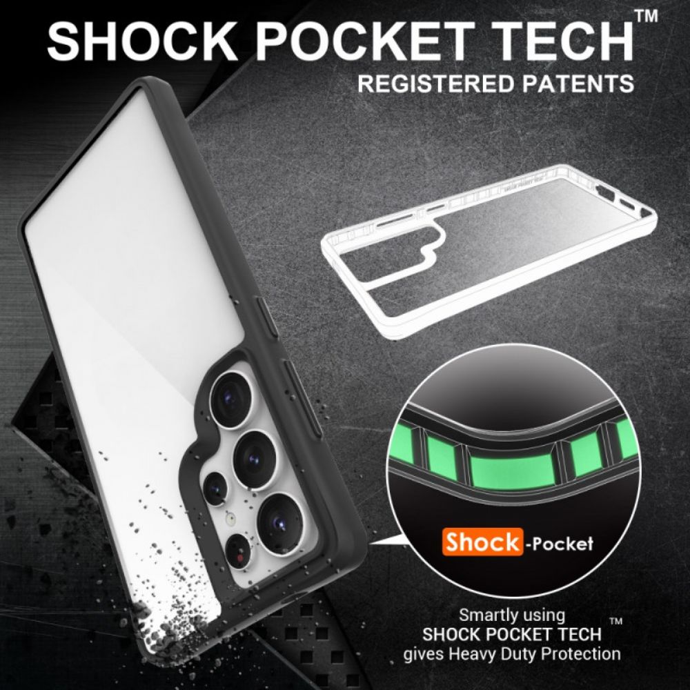 Hoesje Samsung Galaxy S25 Ultra 5g Klassieke Hybride Bescherming Hoesje