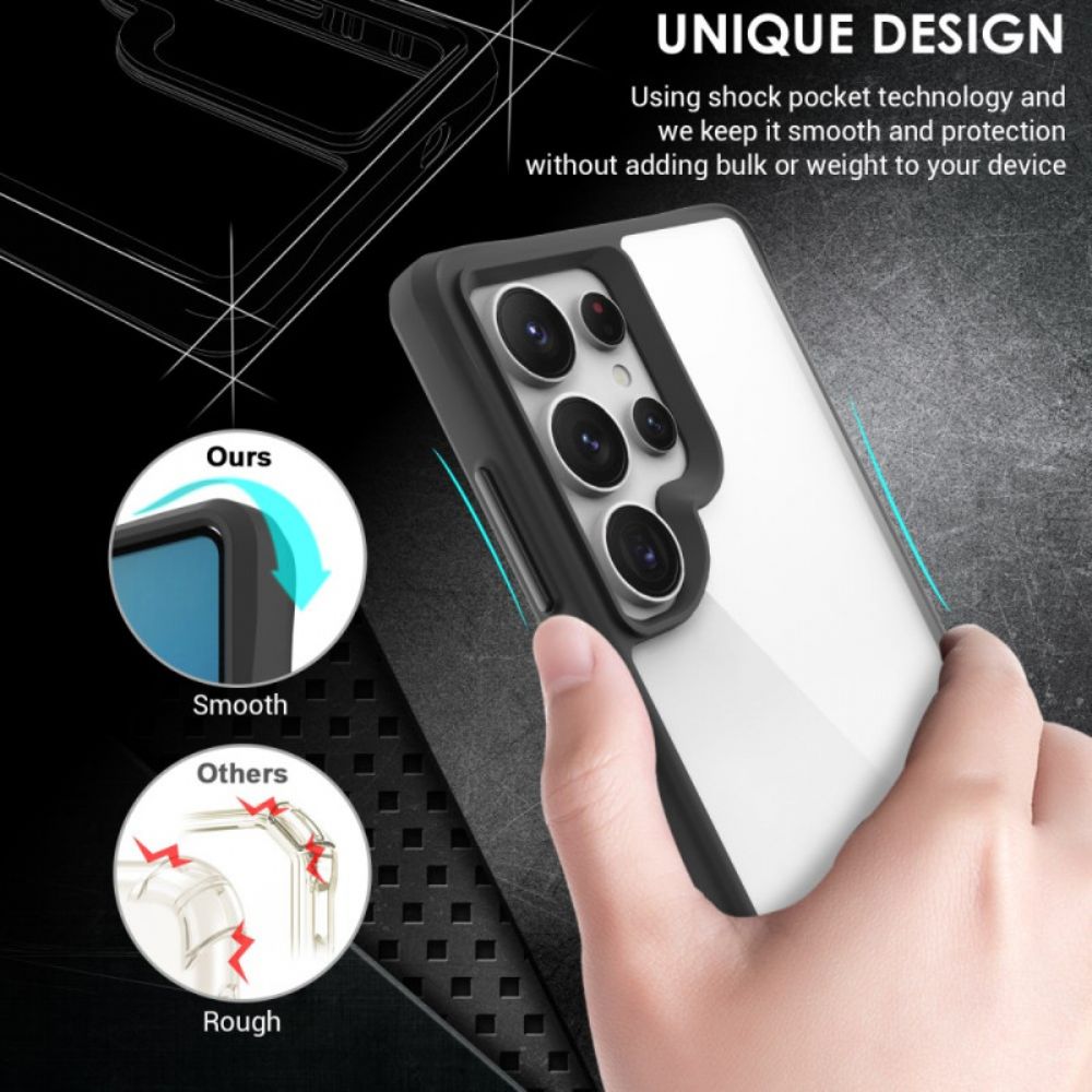 Hoesje Samsung Galaxy S25 Ultra 5g Klassieke Hybride Bescherming Hoesje