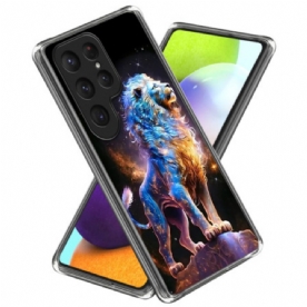 Hoesje Samsung Galaxy S25 Ultra 5g Kleurrijke Leeuw