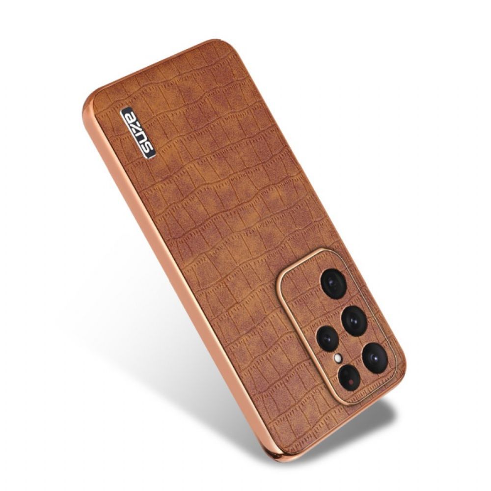 Hoesje Samsung Galaxy S25 Ultra 5g Krokodillenprint Azns