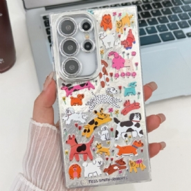 Hoesje Samsung Galaxy S25 Ultra 5g Leuke Dieren Met Lensbeschermer Bescherming Hoesje