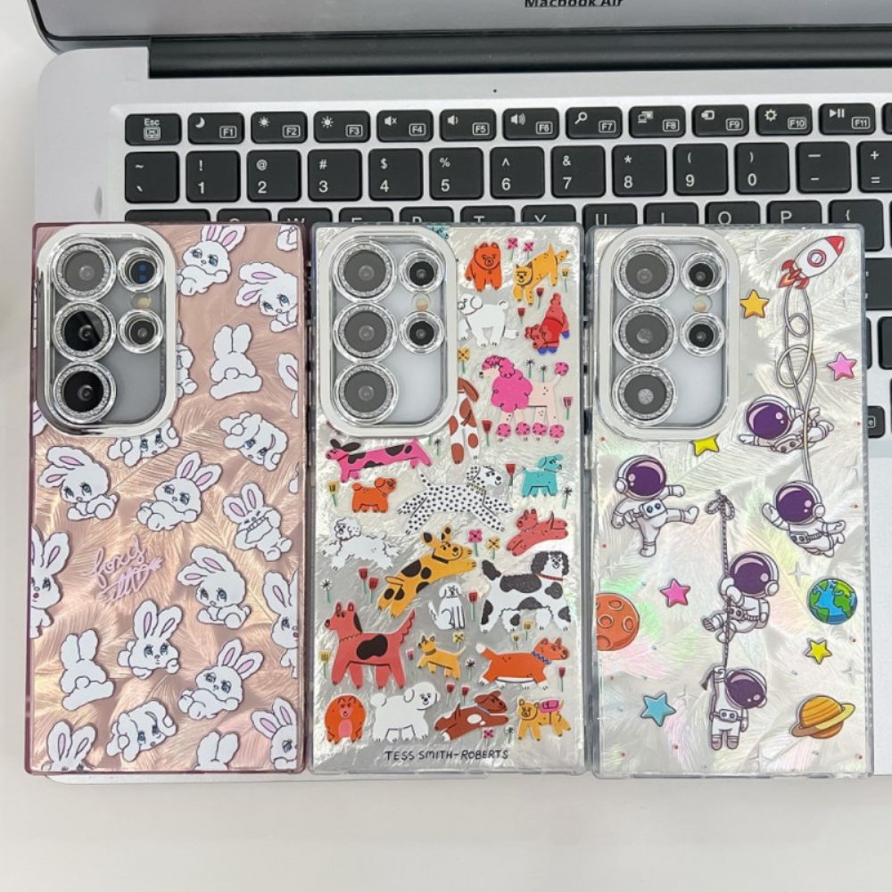 Hoesje Samsung Galaxy S25 Ultra 5g Leuke Dieren Met Lensbeschermer Bescherming Hoesje