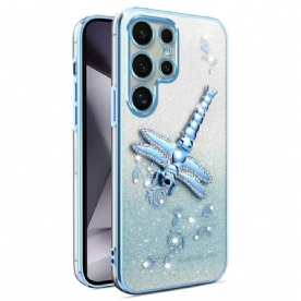 Hoesje Samsung Galaxy S25 Ultra 5g Libellenstandaard Bescherming Hoesje