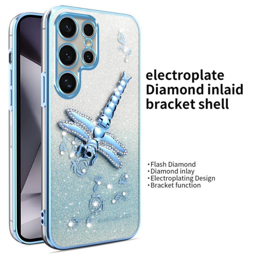 Hoesje Samsung Galaxy S25 Ultra 5g Libellenstandaard Bescherming Hoesje