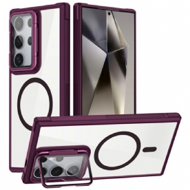 Hoesje Samsung Galaxy S25 Ultra 5g Magsafe-compatibel Met Ingebouwde Standaard Bescherming Hoesje