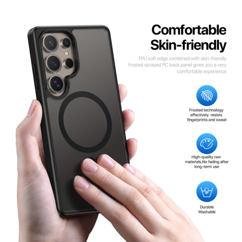 Hoesje Samsung Galaxy S25 Ultra 5g Magsafe-compatibel Versterkte Hoeken Bescherming Hoesje