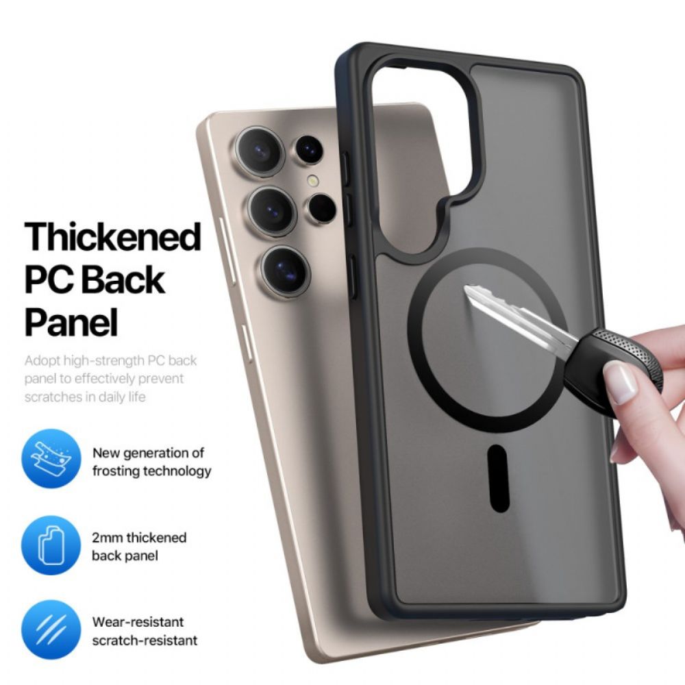 Hoesje Samsung Galaxy S25 Ultra 5g Magsafe-compatibel Versterkte Hoeken Bescherming Hoesje