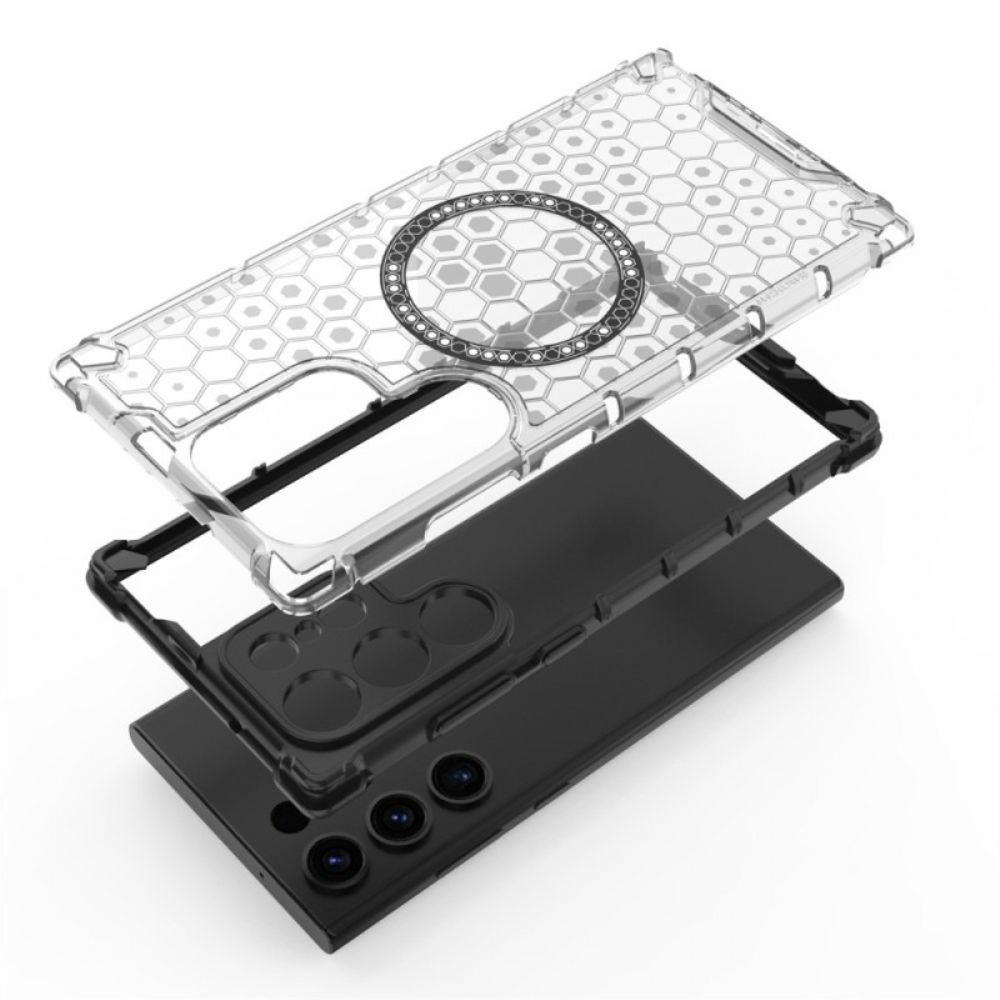 Hoesje Samsung Galaxy S25 Ultra 5g Magsafe-honingraatcompatibel