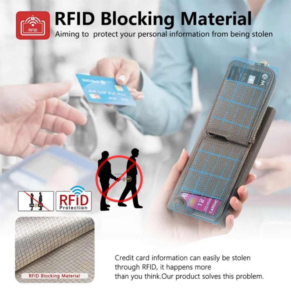 Hoesje Samsung Galaxy S25 Ultra 5g Portemonnee Van Imitatieleer