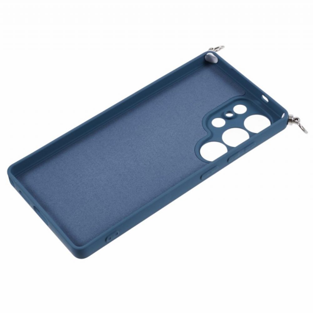 Hoesje Samsung Galaxy S25 Ultra 5g Rubberen Oppervlak Bescherming Hoesje