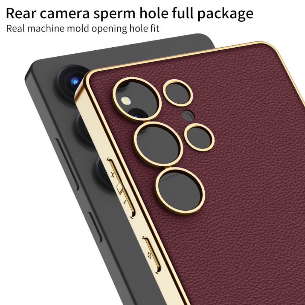 Hoesje Samsung Galaxy S25 Ultra 5g Serie Met Lederlook