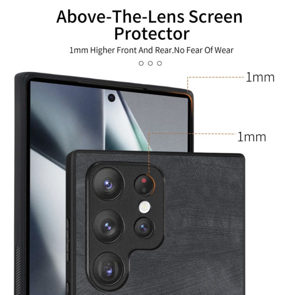 Hoesje Samsung Galaxy S25 Ultra 5g Suède-stijl