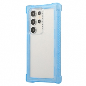 Hoesje Samsung Galaxy S25 Ultra 5g Versterkt Siliconen Frame Bescherming Hoesje