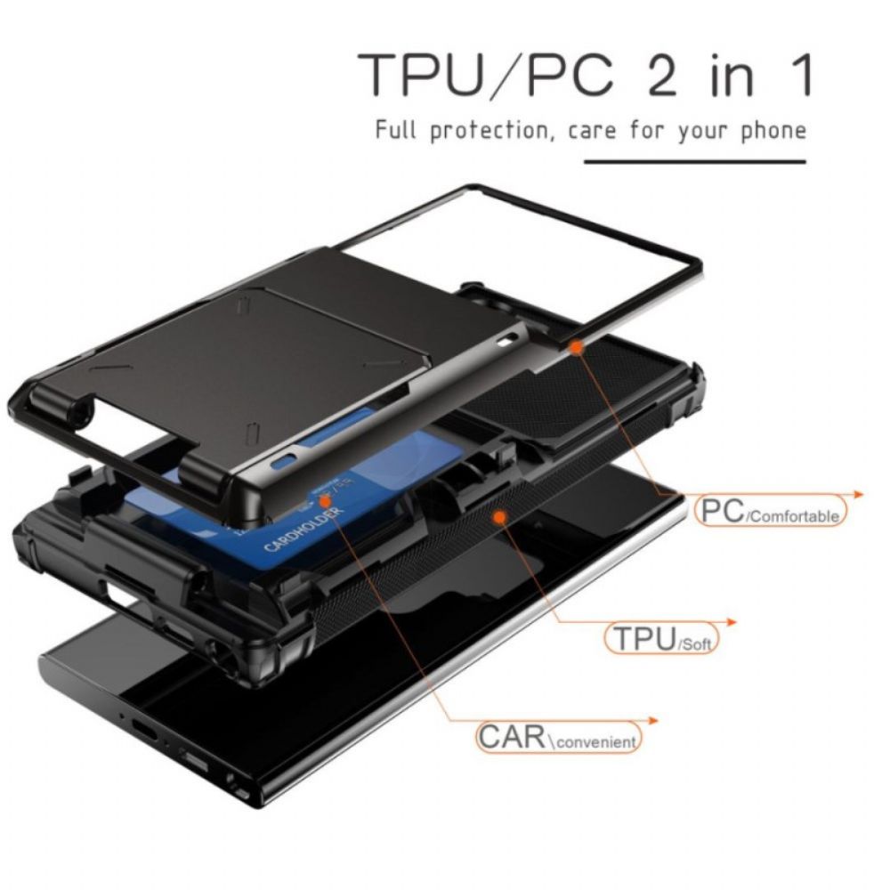 Hoesje Voor Samsung Galaxy S25 Ultra 5g Flip-kaarthouder