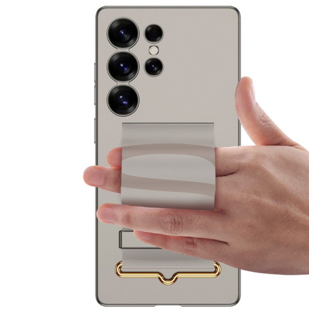 Hoesje Voor Samsung Galaxy S25 Ultra 5g Gkk-bandje En -standaard